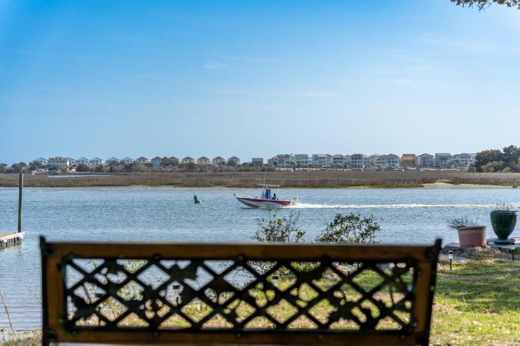 Dolphin Cove - Whole Waterfront House With Dock Villa Ocean Isle Beach Bagian luar foto
